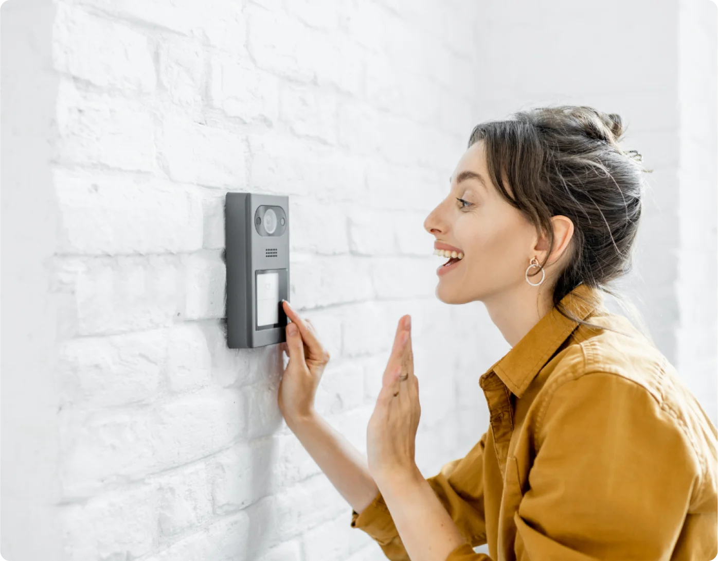 Two-way audio means you’re always home
